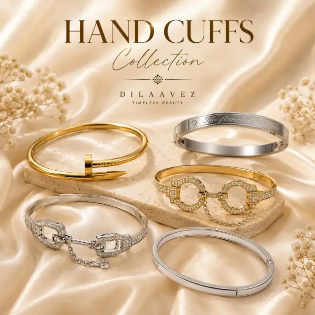 Cuff bracelets for women in Pakistan by Dilaavez