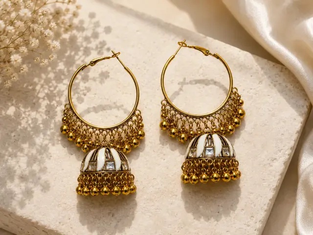 Meher Jhumka Hoops