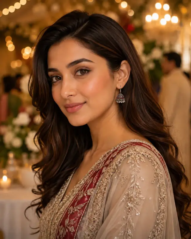 Surkh Sitara Jhumka